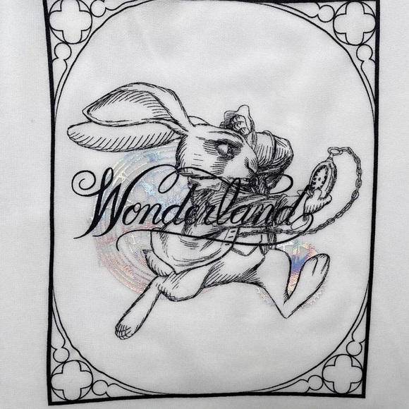 Iridescent Alice in Wonderland Colleen Atwood layered sleeveless top - Picture 2 of 7